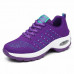 Womens Air Cushion Sport Shoes Running Breathable Mesh Walking Slip-On Sneakers