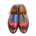 New Women Brogue Carved Lace Up Shoes Oxfords Round Toe Hollow Out Colorful 