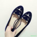 2023 Women Embroidery Kitty Cat Velvet Flats Loafers Charlotte Shoes new