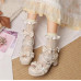 Japanese Sweet Cosplay Kawaii Ladies Lolita Cute Shoes High Heel princess