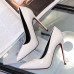 Woman High Heels Pumps Pointed Stilettos Toe Big Size Ladies Wedding Shoes New