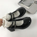 Japanese School Girls Womens JK Uniform Shoes Lolita Mary Janes Patent Leather