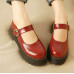 Womens Vintage Buckle Mary Jane Round Toe Platform Oxford Sweet Lolita New Shoes