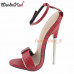 Hot 18cm Stiletto Heel Sexy High Heel Buckle Straps Pointed Toe Women Sandals