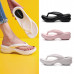 Casual Womens Orthopedic Flat Flip Flops Sandals Ladies Low Wedge Shoes Size