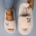 Fluffy Faux Fur Slippers Glitter Furry Rhinestone Slides Designer Butterfly